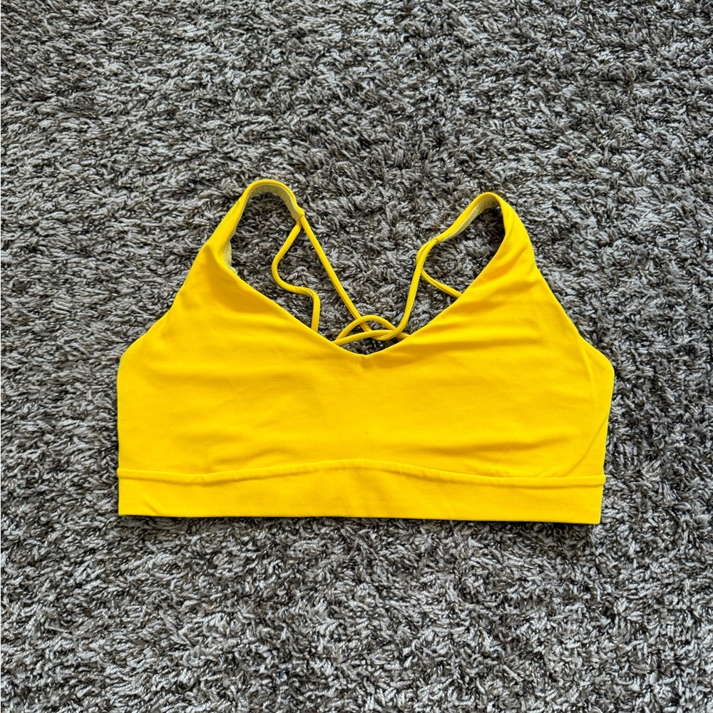 Athleta Yellow Sports Bra